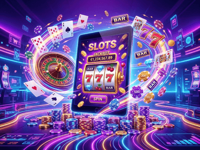 Phwin luxury online casino gaming interface na may mga gold accent